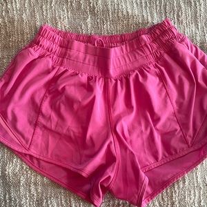 sonic pink lululemon shorts!!!